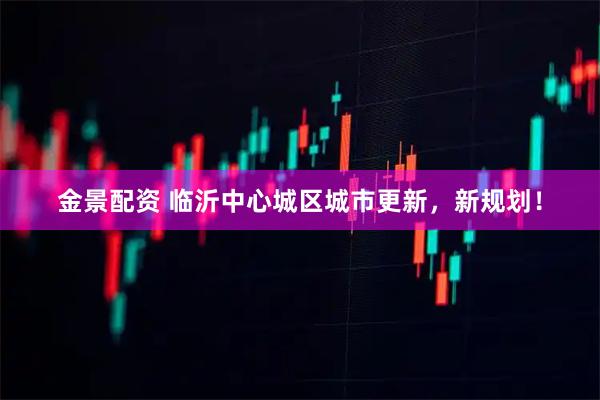 金景配资 临沂中心城区城市更新，新规划！
