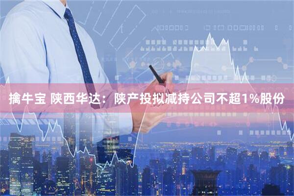 擒牛宝 陕西华达：陕产投拟减持公司不超1%股份