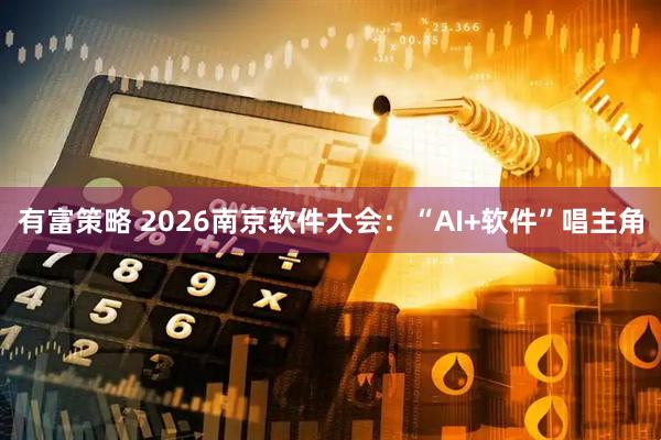有富策略 2026南京软件大会：“AI+软件”唱主角